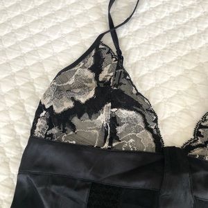 La Perla black chemise/ babydoll/ slip